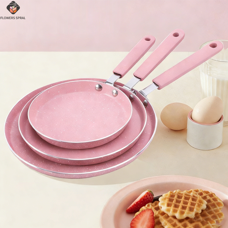 1 Non Stick Pink Frying Pan Fo - Egg Waffle Pan 评论和价格