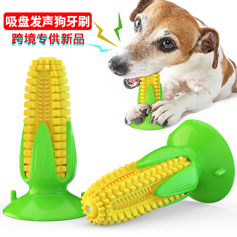 Dog toy with suction cup and c - Corn Dog Stick 评论和价格