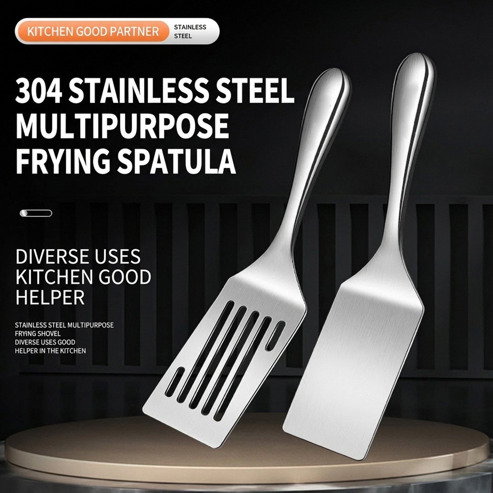 Stainless Steel Spatula Short  - Okonomiyaki Spatula 评论和价格
