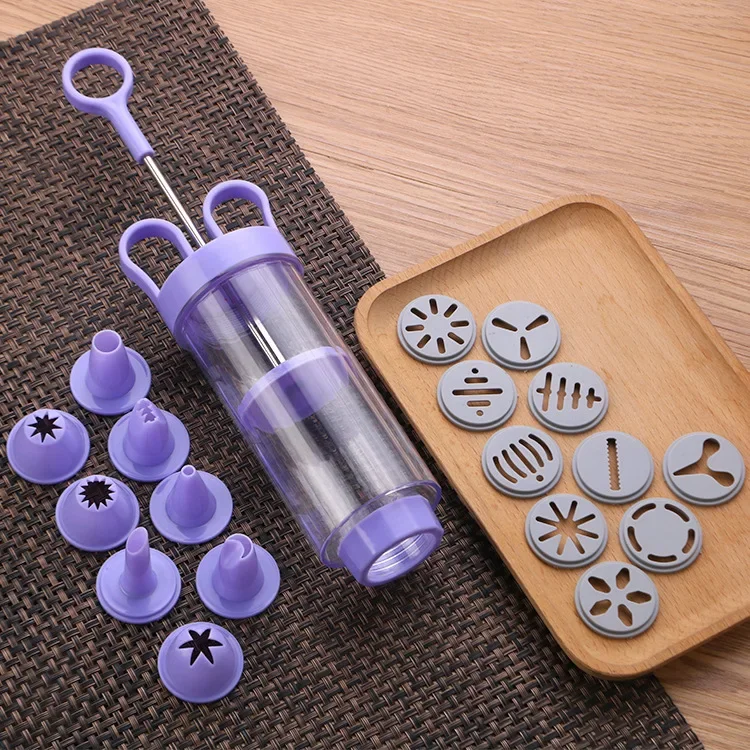 DIY Manual Cookie Press Maker  - Churros Maker Gun 评论和价格