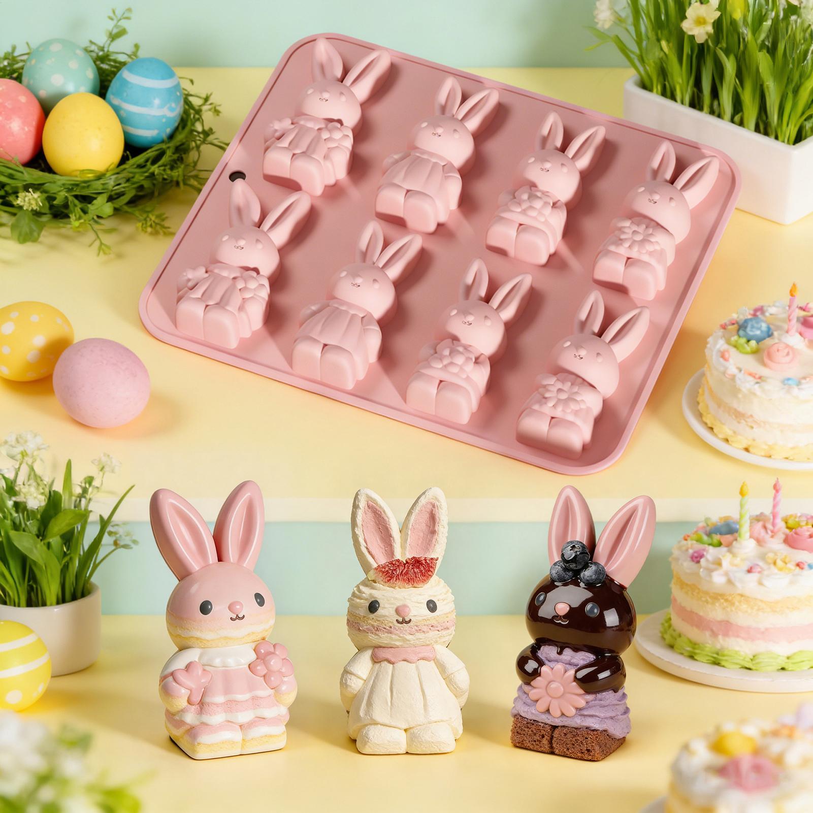 Creative Easter Bunny Silicone - Bunny Cake Mold 评论和价格