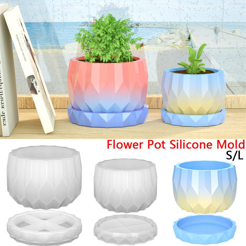 1 Set Silicone Planter Molds F - Potsticker Mold 评论和价格