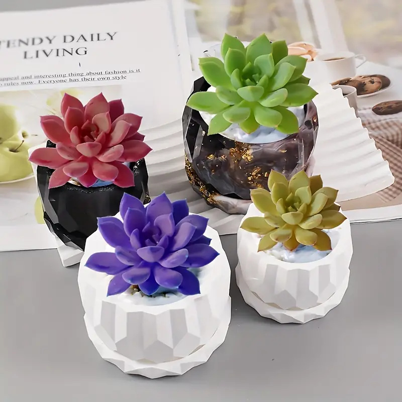 1 Set Silicone Planter Molds F - Potsticker Mold 评论和价格