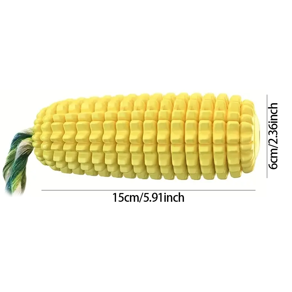 Pet Toy Squeaky Dental Chew St - Corn Dog Stick 评论和价格