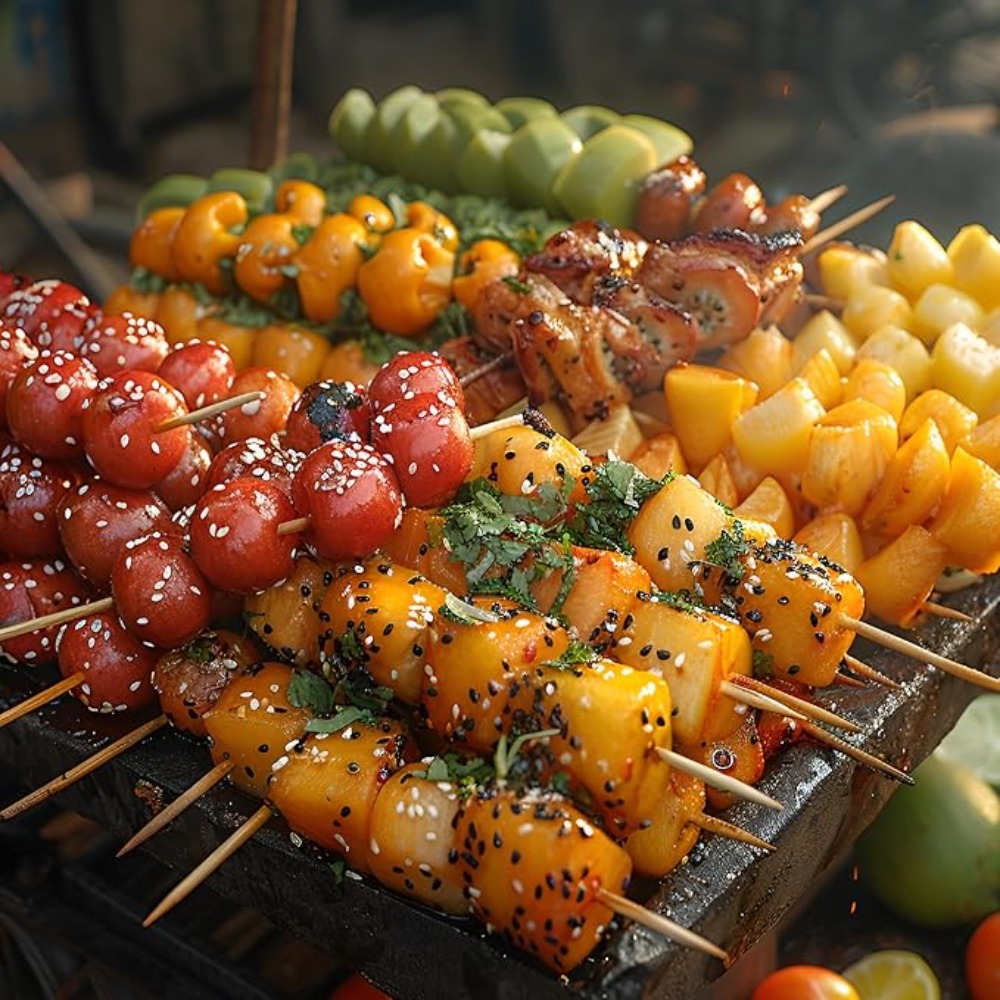 90-1350Pcs BBQ Bamboo Sticks D - Corn Dog Stick 评论和价格