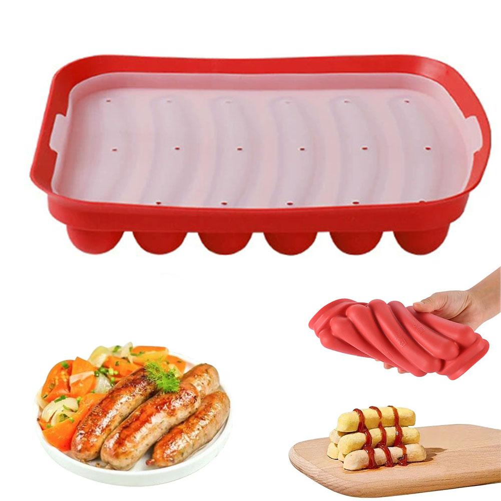 Sausage Maker Mould 6 Grids Si - Hot Dog Press 评论和价格