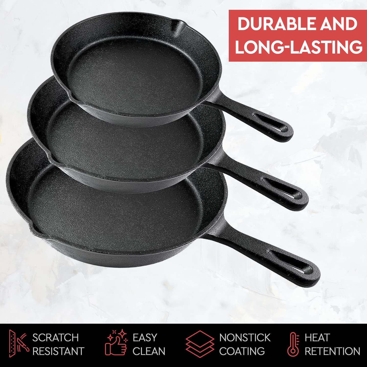 14/16/20cm Cast Iron Frying Pa - Mini Pancake Griddle 评论和价格