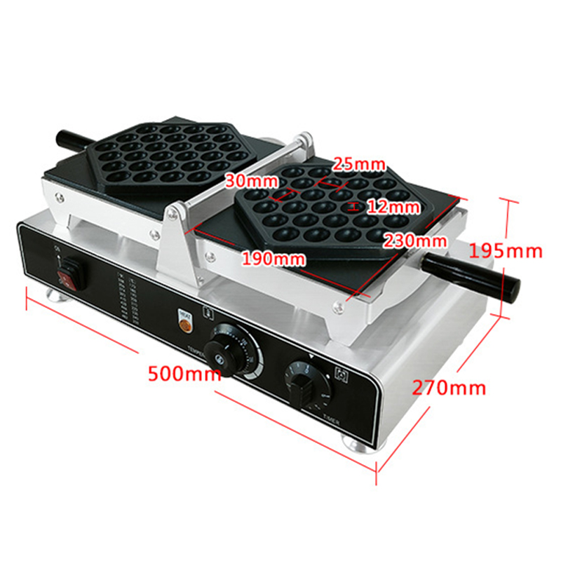 1500W Waffle Maker Commercial  - Egg Waffle Pan 评论和价格