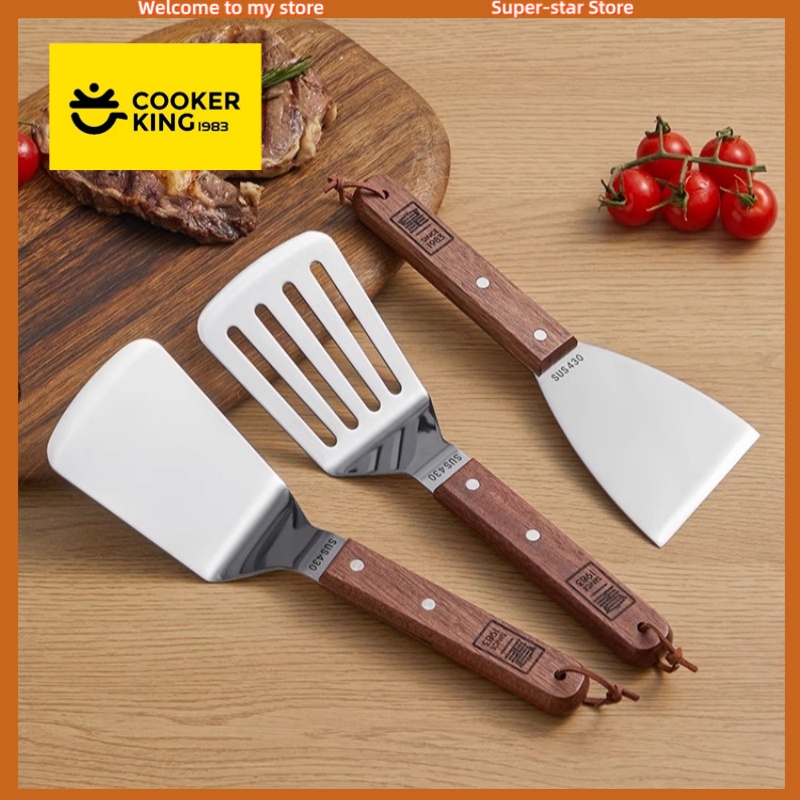 COOKER KING Stainless Steel Sp - Okonomiyaki Spatula 评论和价格