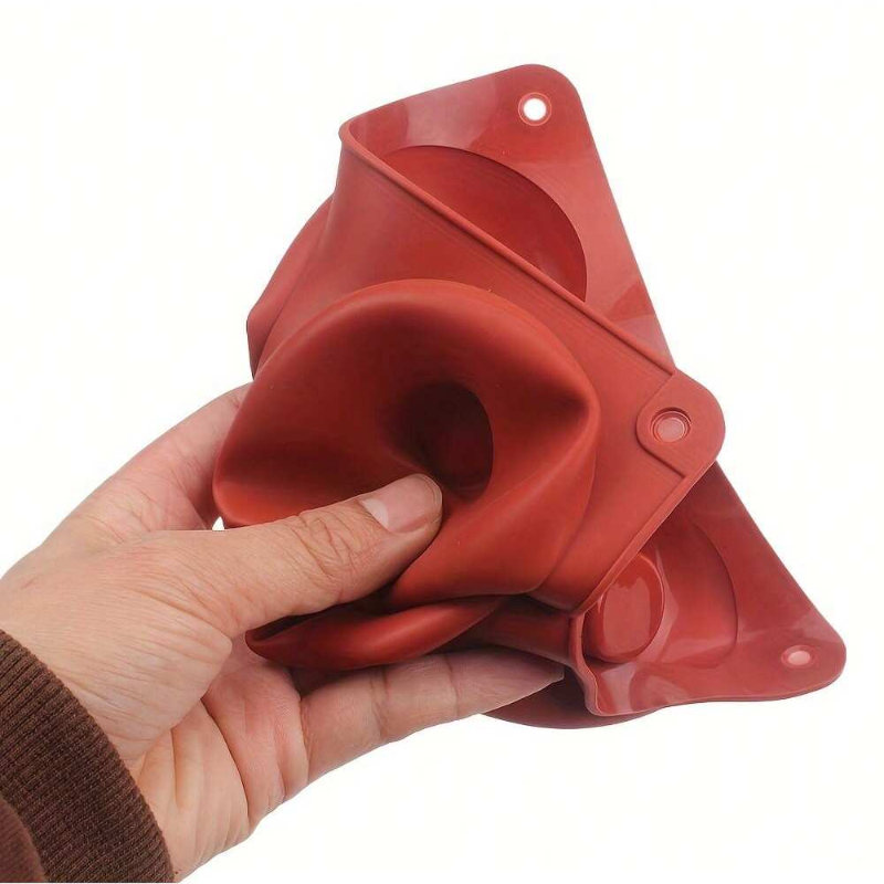 1PC 4 Holes Donut Silicone Mol - Donut Mold Silicone 评论和价格