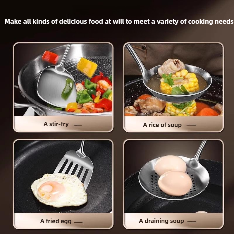Food Stainless Steel Wok Spatu - Okonomiyaki Spatula 评论和价格