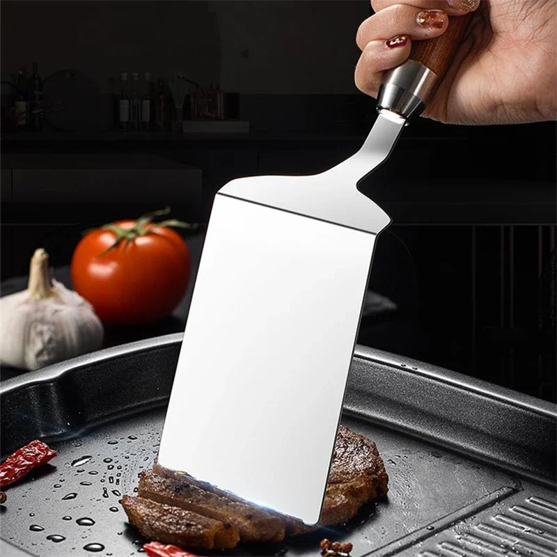 Stainless Steel Square Head St - Okonomiyaki Spatula 评论和价格
