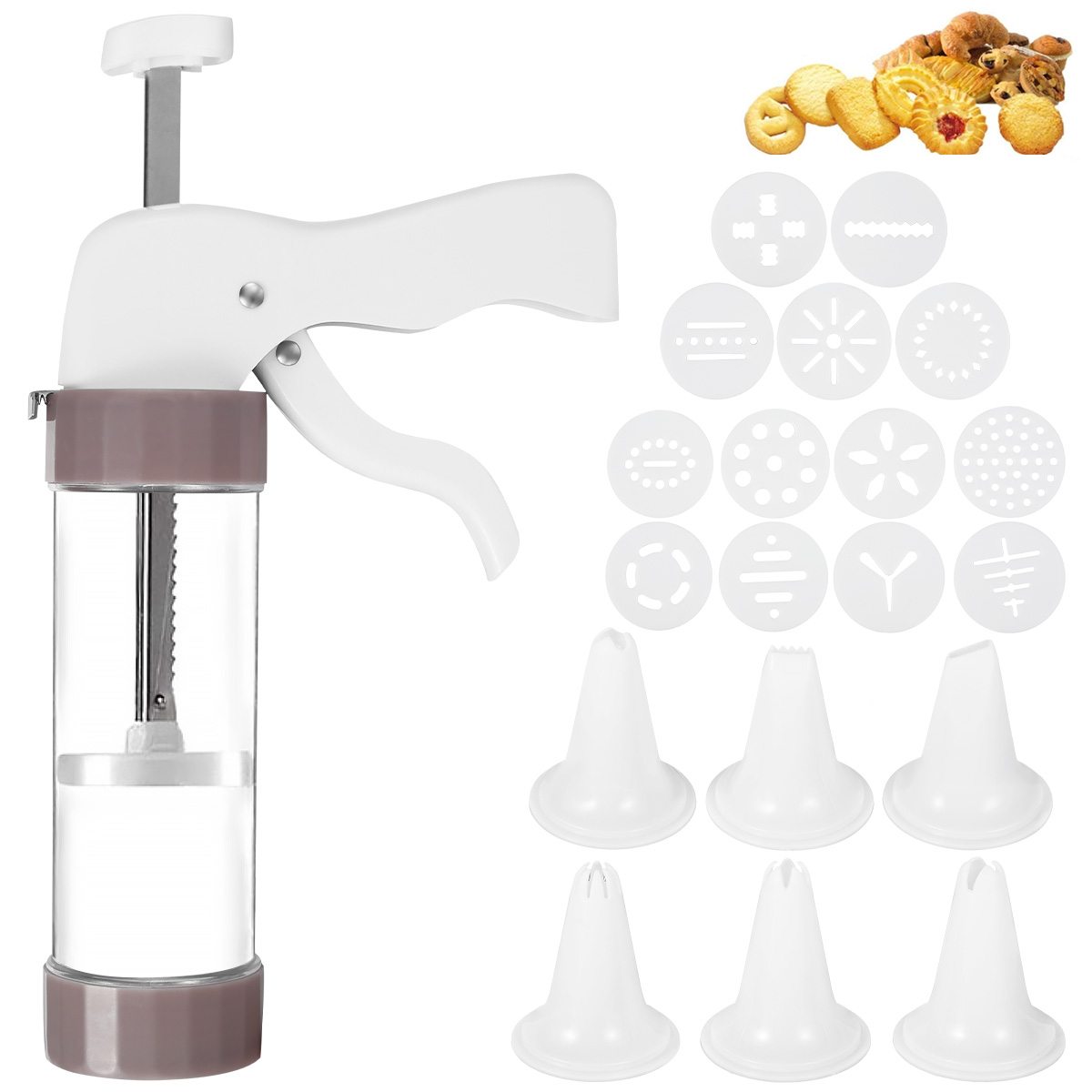 Cookie Press Set Cookie Press  - Churros Maker Gun 评论和价格